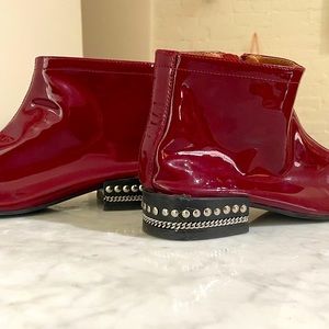 Jeffrey Campbell charol boots